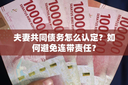 济南夫妻共同债务怎么认定？如何避免连带责任？