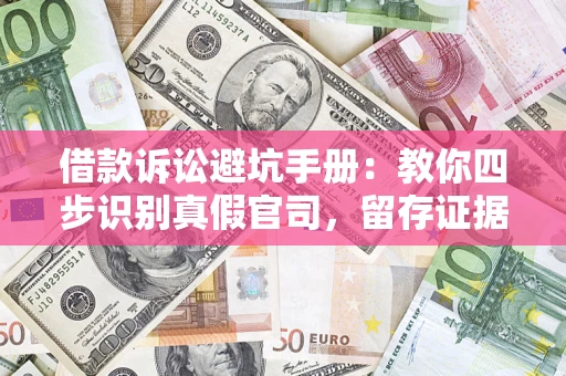 济南借款诉讼避坑手册：教你四步识别真假官司，留存证据不踩雷