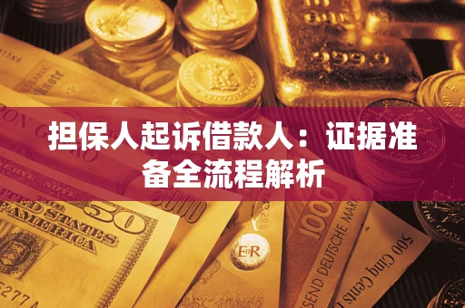 济南担保人起诉借款人：证据准备全流程解析