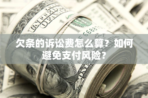 济南欠条的诉讼费怎么算？如何避免支付风险？