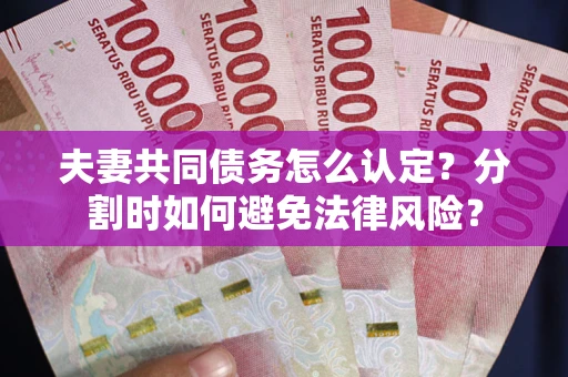 济南夫妻共同债务怎么认定？分割时如何避免法律风险？